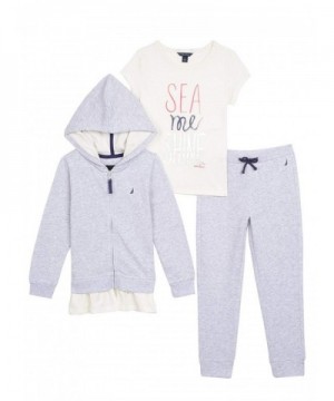 Nautica Girls Hoodie Fleece Jogger