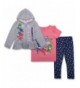 Toddler Girls Masks Set Sweatpants