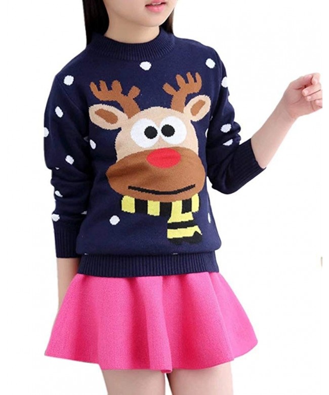 BINPAW Girls Reindeer Sweater Years