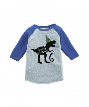 ate Apparel Dinosaur Birthday Raglan