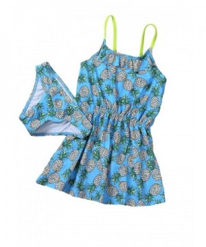 Aleumdr Summer Pattern Neckline Toddler