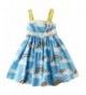 Sharequeen Printing Cotton Bowknot Frocks