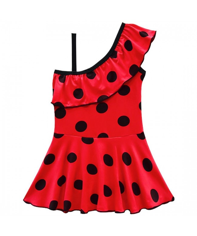 ZHBNN Ladybug Princess one Piece Swimwear