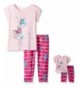 Komar Kids Girls Jersey Pajama