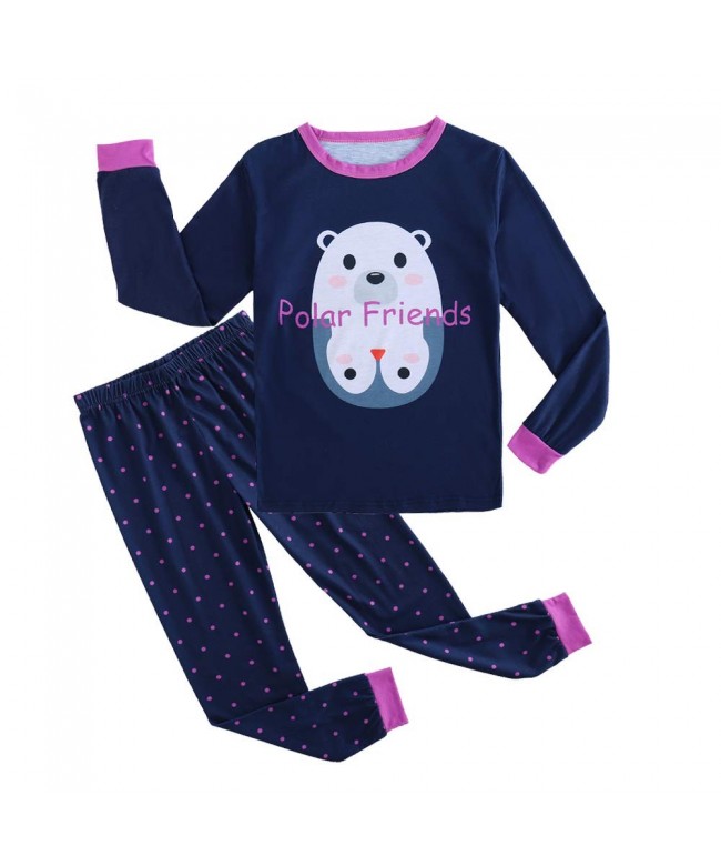 MyFav Girls Pajamas Cotton Sleepwear