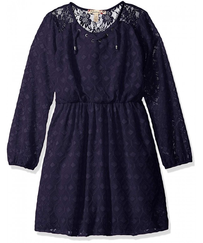 Speechless Girls Chiffon Sleeve Dress