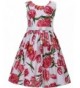 PrinceSasa Girls Sleeveless Vintage Dresses