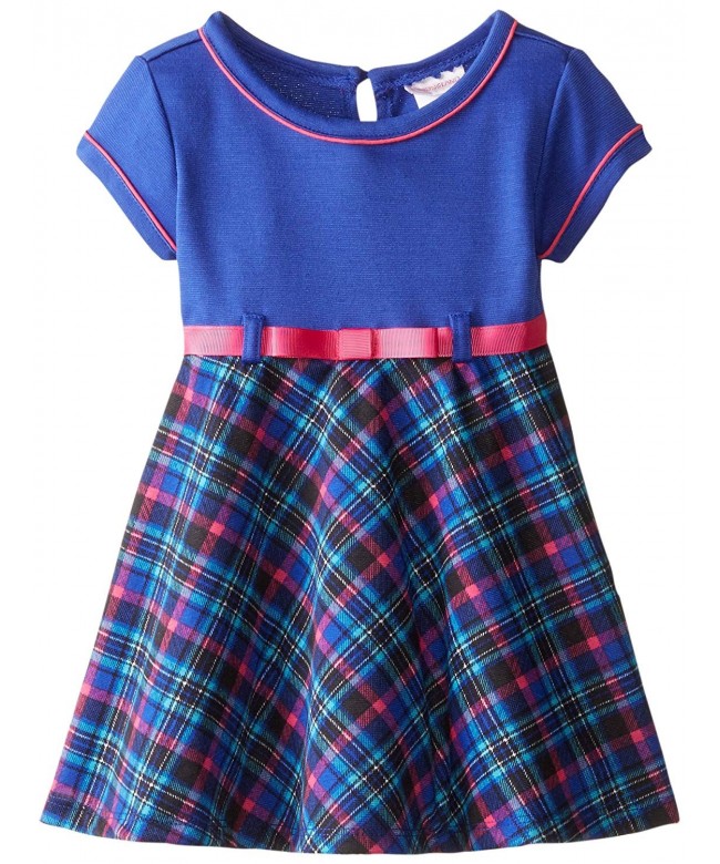 Youngland Girls Ponte Plaid Fashion