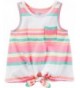 Carters Girls 2T 8 Striped Front