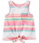 Carters Girls 2T 8 Striped Front