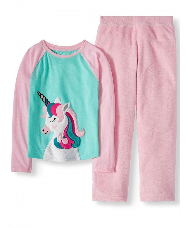 Girls Piece Unicorn Graphic Sleepwear