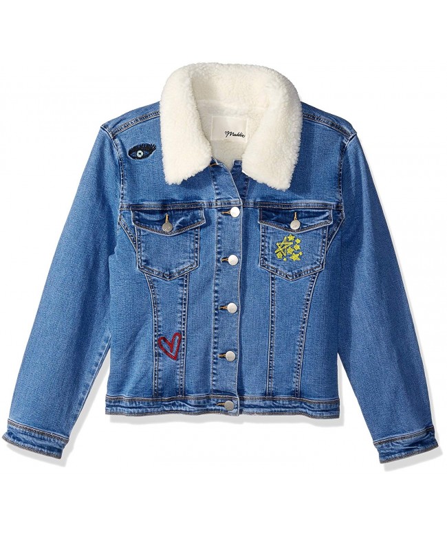 Maddie Girls Big Denim Jacket