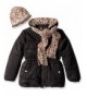 Pink Platinum Girls Quilted Puffer