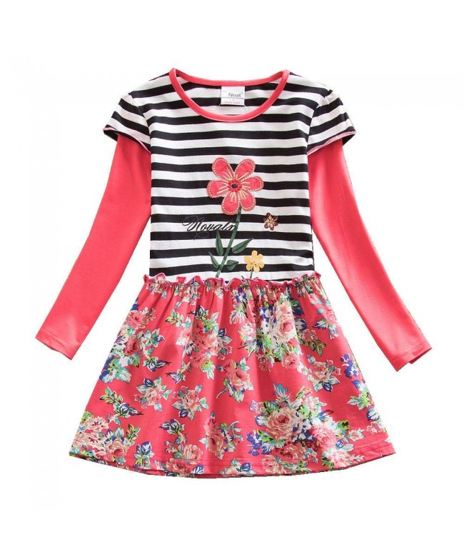 JUXINSU Toddler Cotton Dresses Clothes