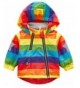UNIQUEONE Toddler Rainbow Outerwear Windproof