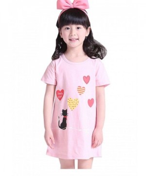 MZLIU Little Summer Sleepwear Nightgown
