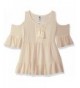 Beautees Girls Cold Shoulder Fashion