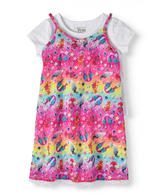 Girls Rainbow Dress T Shirt 2 Piece