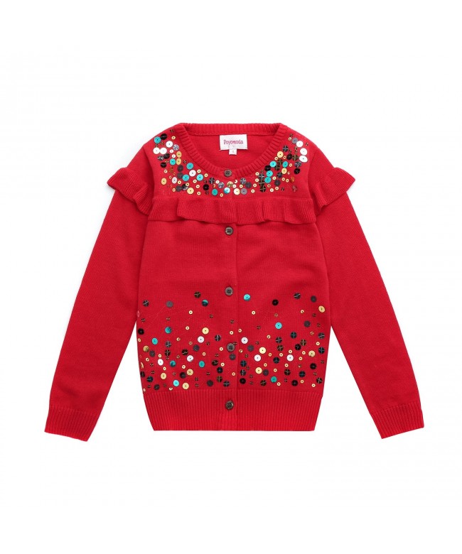 DOYOMODA Cardigan Sweaters Flouncing Sequins