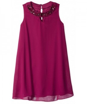 Amy Byer Girls Embellished Neckline