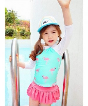 Brands Girls' Rash Guard Sets Clearance Sale