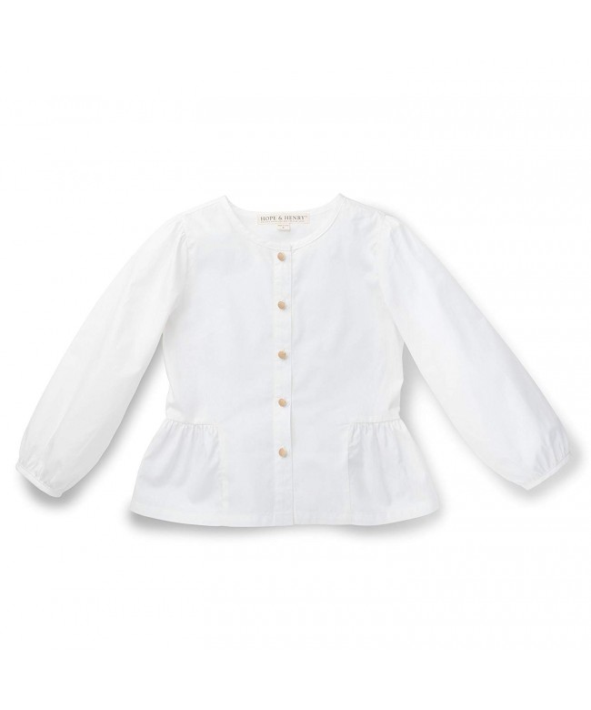 Hope Henry Girls Peplum Blouse