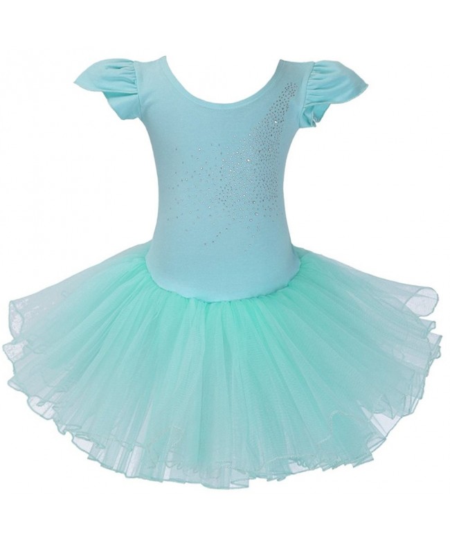 Little Girls' Rhinestone Ornament Tiered Ballet Tutu Dress Party ...