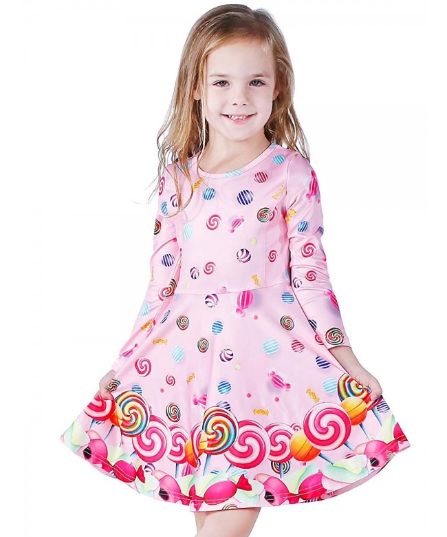 Sleeveless Toddler Unicorn Mermaid Dresses