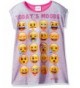Emoji Little Girls Nightgown Gray