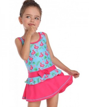 Toddler Swimsuit Flamingos Princess Swimwear