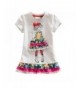 JUXINSU Sleeve Summer Cartoon Embroidery