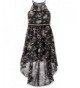 Amy Byer High Low Illusion Neckline