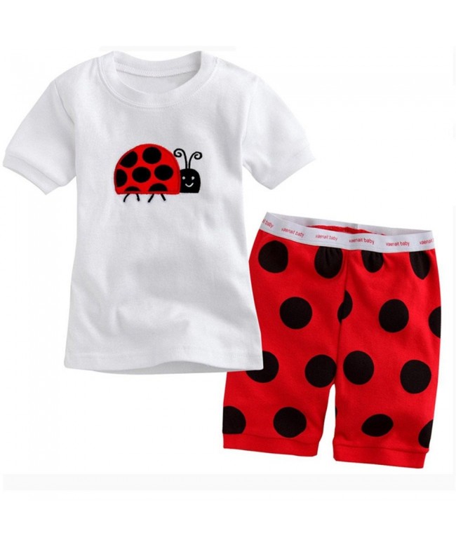 Ladybug Pajamas Toddler Sleepwear Clothes