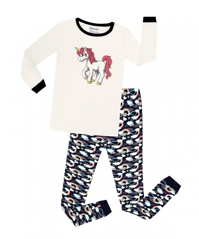 Elowel Unicorn Pajamas Cotton 12M 12Y