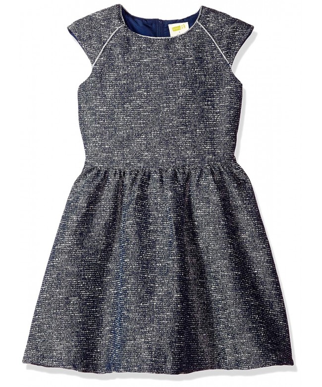 Crazy Girls Metallic Boucle Dress