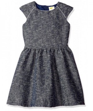 Crazy Girls Metallic Boucle Dress