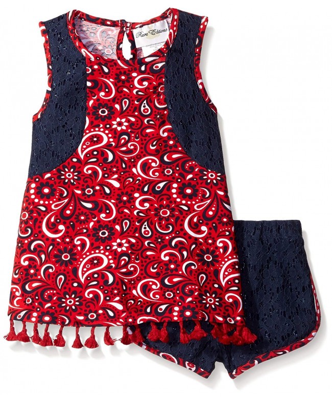 Rare Editions Girls Paisley Print