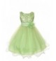 Kids Dream Sequin Bodice Dress Fushia 12