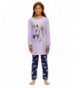 Girls Piece Pajama Sleeve Velour