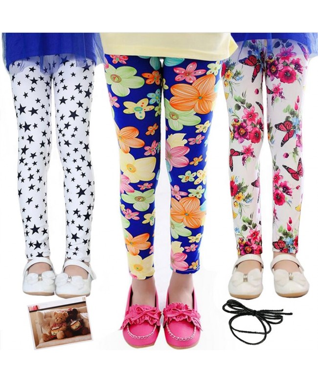 Yaobabymu Stretch Printing Toddler Leggings