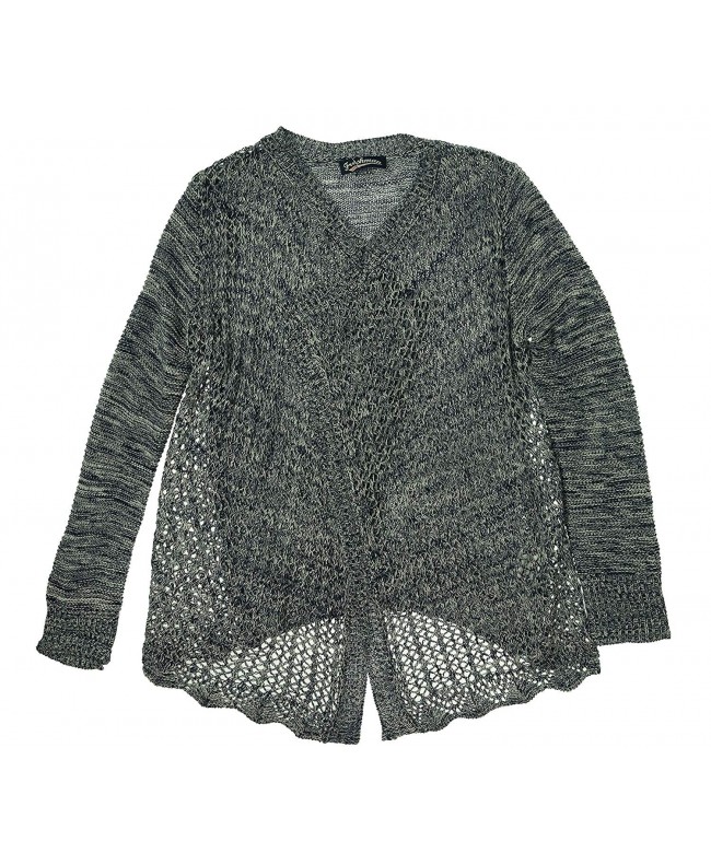 Takeout Girls Drape Cardigan Sweater