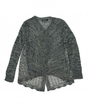 Takeout Girls Drape Cardigan Sweater