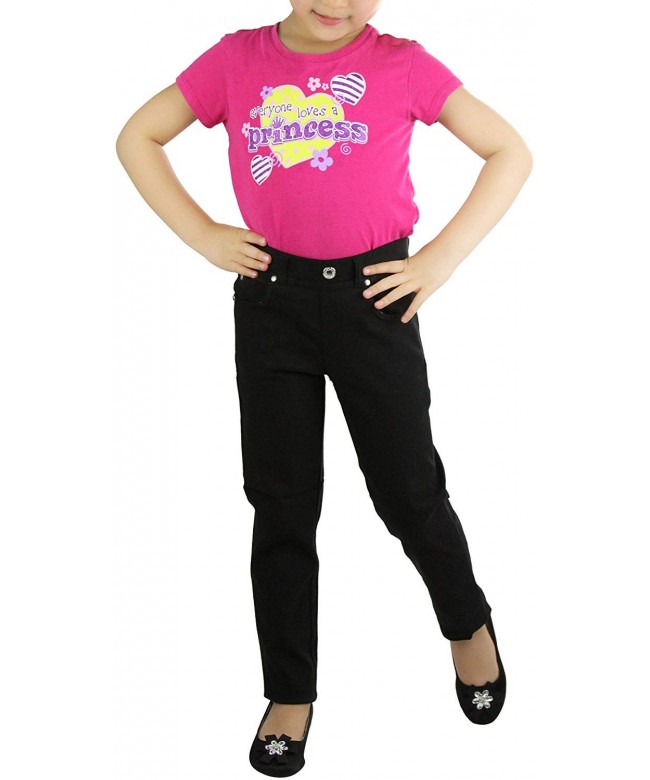 ToBeInStyle Girls Colored Twill Pants