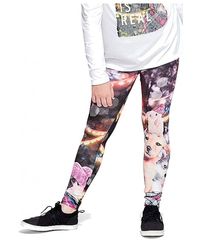 Justice Length Photoreal Leggings Puppy