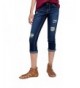 Justice Girls Distressed Stud Jeans