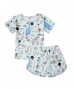 ModaIOO Unicorn Dinosaur Pajamas Sleepwear