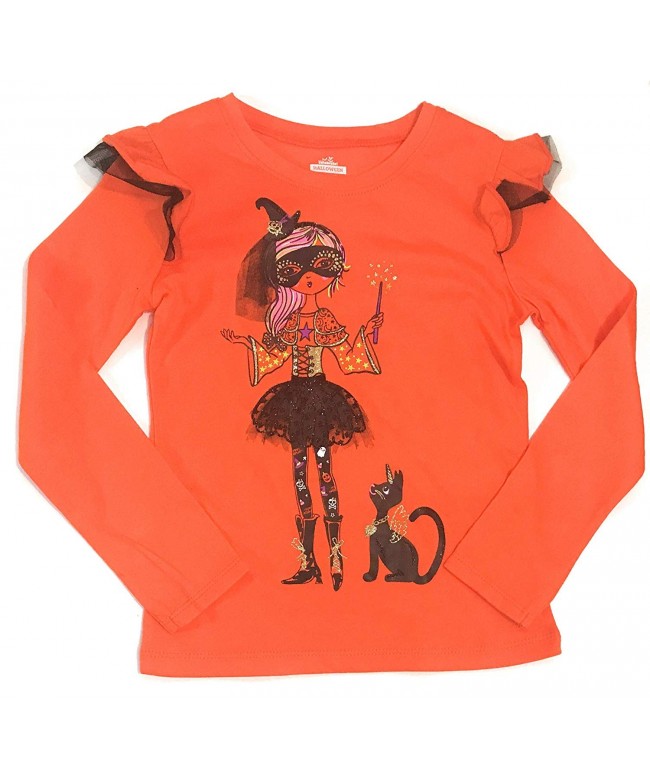 Girls Halloween Long Sleeve Shirt