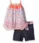 Little Lass Girls Printed Short