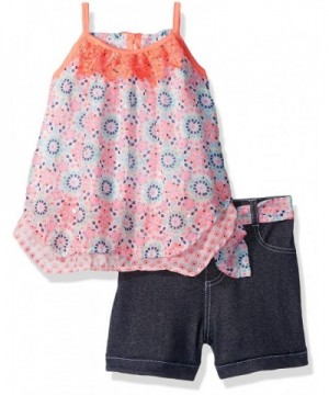 Little Lass Girls Printed Short