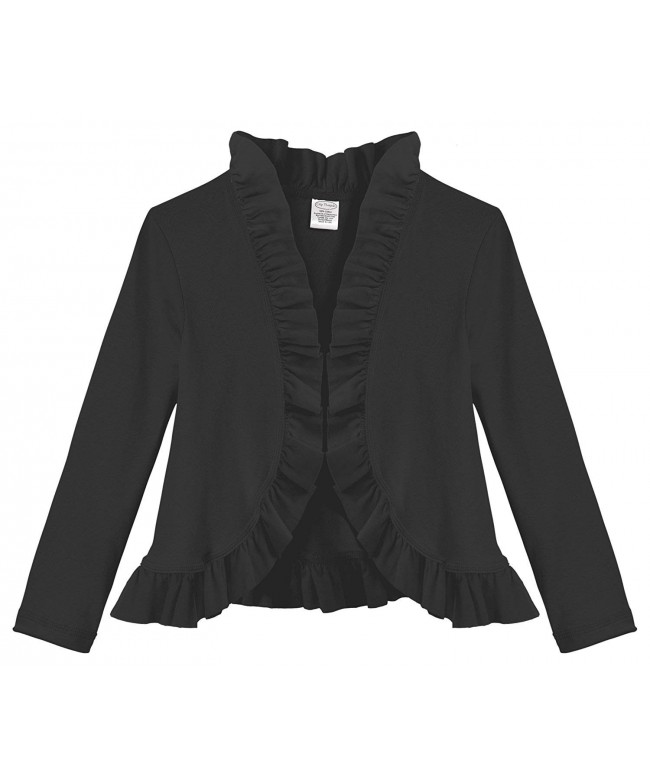 City Threads Ruffle Cardigan Cotton